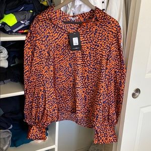 Fashion Nova Cheetah Print Blouse